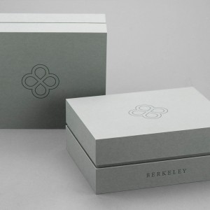 Minimalista Kraft fedél-Alapdoboz